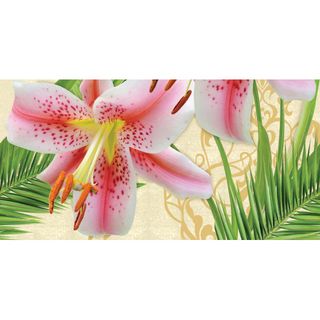 Декор стеклянный Lily многоцветный В