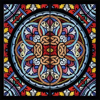 Бордюр Glass multi многоцветный 01