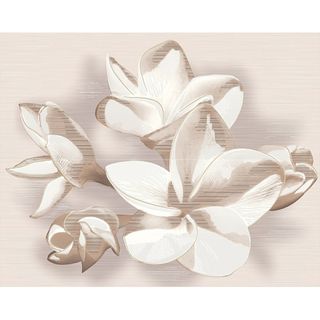 Панно из 2 частей AMATI PLUMERIA BEIGE (6 комплектов)