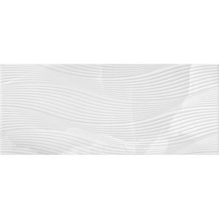 Плитка настенная Мунрайз бел низ 03 / Moonrise white wall 03 (рельеф)
