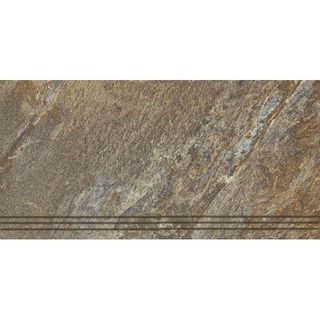 Ступень Кварцит 4 коричневый